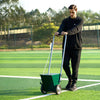 VEVOR Dry Line Marker, 2-Wheel, 2 or 4 in Lines, Field Dry Line Chalker, Adjustable Line Marker, with Rubber Adjustment Handle, 25 lbs Large Powder Capacity, for Baseball and Softball Infield, Green