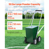 VEVOR Dry Line Marker, 4-Wheel, 2 or 4 in Lines, Field Dry Line Chalker, Adjustable Line Marker, with Rubber Adjustment Handle, 50 lbs Large Powder Capacity, for Baseball and Softball Infield, Green