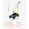 VEVOR Striping Line Marking Machine, 24 x 13 x 35.4 in, 4-Wheel, Heavy Duty Striping Line Marking Machine, Striping Line Machine with Adjustable Width, for Roads, Parking Lots, Sports Field, Black