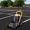 VEVOR Striping Line Marking Machine, 24 x 13 x 35.4 in, 4-Wheel, Heavy Duty Striping Line Marking Machine, Striping Line Machine with Adjustable Width, for Roads, Parking Lots, Sports Field, Black