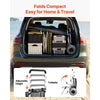 VEVOR Beach Dolly with Big Wheels for Sand, 20" x 15" Cargo Deck, Folding Sand Cart with 12" Balloon Wheels, 165 lbs Loading Capacity & 34" to 46" Adjustable Height, Heavy Duty Cart for Beach Camping