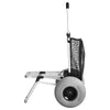 VEVOR Beach Dolly with Big Wheels for Sand, 20" x 15" Cargo Deck, Folding Sand Cart with 12" Balloon Wheels, 165 lbs Loading Capacity & 34" to 46" Adjustable Height, Heavy Duty Cart for Beach Camping