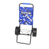 VEVOR Beach Dolly with Big Wheels for Sand, 15.4" x 15.7" Cargo Deck, w/ 10" PE Solid Wheels, 69LBS Loading Capacity Folding Sand Cart, Heavy Duty Cart for Picnic, Camping, Fishing, Beach, Gardening