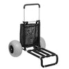 VEVOR Beach Dolly with Big Wheels for Sand, 29.9" x 15.4" Cargo Deck, w/ 12" Balloon Wheels, 165LBS Loading Capacity Folding Sand Cart & 27" to 44.7" Adjustable Height, Heavy Duty Cart for Beach
