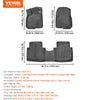 VEVOR Automotive Floor Mats, Fits for Honda CR-V (Hybrid Models) 2017-2022, 3 pcs Front and 2nd Row Liners, All Weather Custom Fit TPE Vehicle Floor Mats, Easy to Clean Floor Liners for SUV, Black