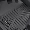 VEVOR Automotive Floor Mats, Fits for Honda CR-V (Hybrid Models) 2017-2022, 3 pcs Front and 2nd Row Liners, All Weather Custom Fit TPE Vehicle Floor Mats, Easy to Clean Floor Liners for SUV, Black