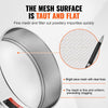 VEVOR Flour Sieve Fine Mesh, 10 Mesh Flour Sifter, 304 Stainless Steel Fine Mesh Sifter Food-grade, Dia. 12.6" Fine Mesh Strainers for Baking, 5 Sizes Mesh hole for Mungbean, Rice, Flour, Pearl Powder