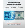 VEVOR Money Counter Machine, 1200 Notes/Minute, Cash Counter with Value Count, UV/MG/IR/DD/DBL/HLF/CHN Counterfeit Detection, TFT Display, Money Counting Machine Mixed Denomination for Dollar and Euro