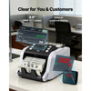 VEVOR Money Counter Machine, 1200 Notes/Minute, Cash Counter with Value Count, UV/MG/IR/DD/DBL/HLF/CHN Counterfeit Detection, TFT Display, Money Counting Machine Mixed Denomination for Dollar and Euro