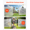 VEVOR Chain Link Fence Gate, 32 x 46 in, Adjustable Chain Link Fence Panel, Fit 2-4 ft (W) x 4 ft (H) Garden Fence Gate Opening, Rust-Resistant Galvanized Fencing Gate for Farm Posts Not Included