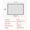VEVOR Chain Link Fence Gate, 72 x 46 in, Adjustable Chain Link Fence Panel, Fit 2.2-6 ft (W) x 6 ft (H) Garden Fence Gate Opening, Fencing Gate with Plastic Coating, for Farm Black, Posts Not Included
