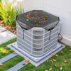 VEVOR Air Conditioner Cover for Outside Units, 28 x 28 inch Central AC Cover for Air Conditioning Unit, Top Universal Mesh Defender Tear-Resistant Easy Install for Outdoor Outside All Seasons, Black