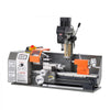 VEVOR Metal Lathe 8" x 16" 1100W Benchtop Multi-Purpose Lathe Machine, for Precision Metalworking Turning, Drilling & Milling Module, 3000 RPM Max Speed, Reversible Direction, with Metal Gears