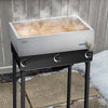 VEVOR Maple Syrup Evaporator Pan, 11.2 Gallon, 162 Cups of 8.8oz Maple Syrup, Flat Evaporator Pan with 1 Valve and 3 Heating Methods, Premium Stainless Steel Maple Syrup Pan for Home, Outdoor
