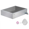 VEVOR Maple Syrup Evaporator Pan, 11.2 Gallon, 162 Cups of 8.8oz Maple Syrup, Flat Evaporator Pan with 1 Valve and 3 Heating Methods, Premium Stainless Steel Maple Syrup Pan for Home, Outdoor