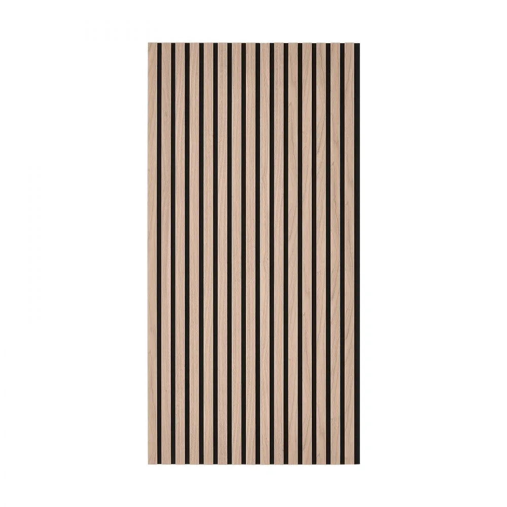 VEVOR Wood Wall Panels, 47.2 x 23.6 inches, Acoustic Slat Panels, Walnut, Sound Absorbing for Living Rooms, Bedrooms, Offices, Studios, Interior Wall Decor, MDF & PET Construction, Screw Kit, 6-Pack