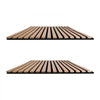 VEVOR Wood Wall Panels, 94.5 x 23.6 inches, Acoustic Slat Panels, Walnut, Sound Absorbing for Living Rooms, Bedrooms, Offices, Studios, Interior Wall Decor, MDF & PET Construction, Screw Kit, 2-Pack