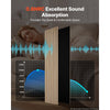 VEVOR Wood Wall Panels, 94.5 x 23.6 in, Acoustic Slat Panels, Oak Finish, Sound Absorbing for Living Rooms, Bedrooms, Offices, Studios, Interior Wall Decor, MDF & PET Construction, Screw Kit, 2-Pack