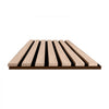 VEVOR Wood Wall Panels, 96.1 x 11 in, Acoustic Slat Panels, Walnut Finish, Sound Absorbing for Living Rooms, Bedrooms, Offices, Studios, Interior Wall Decor, MDF & PET Construction, Screw Kit, 4-Pack