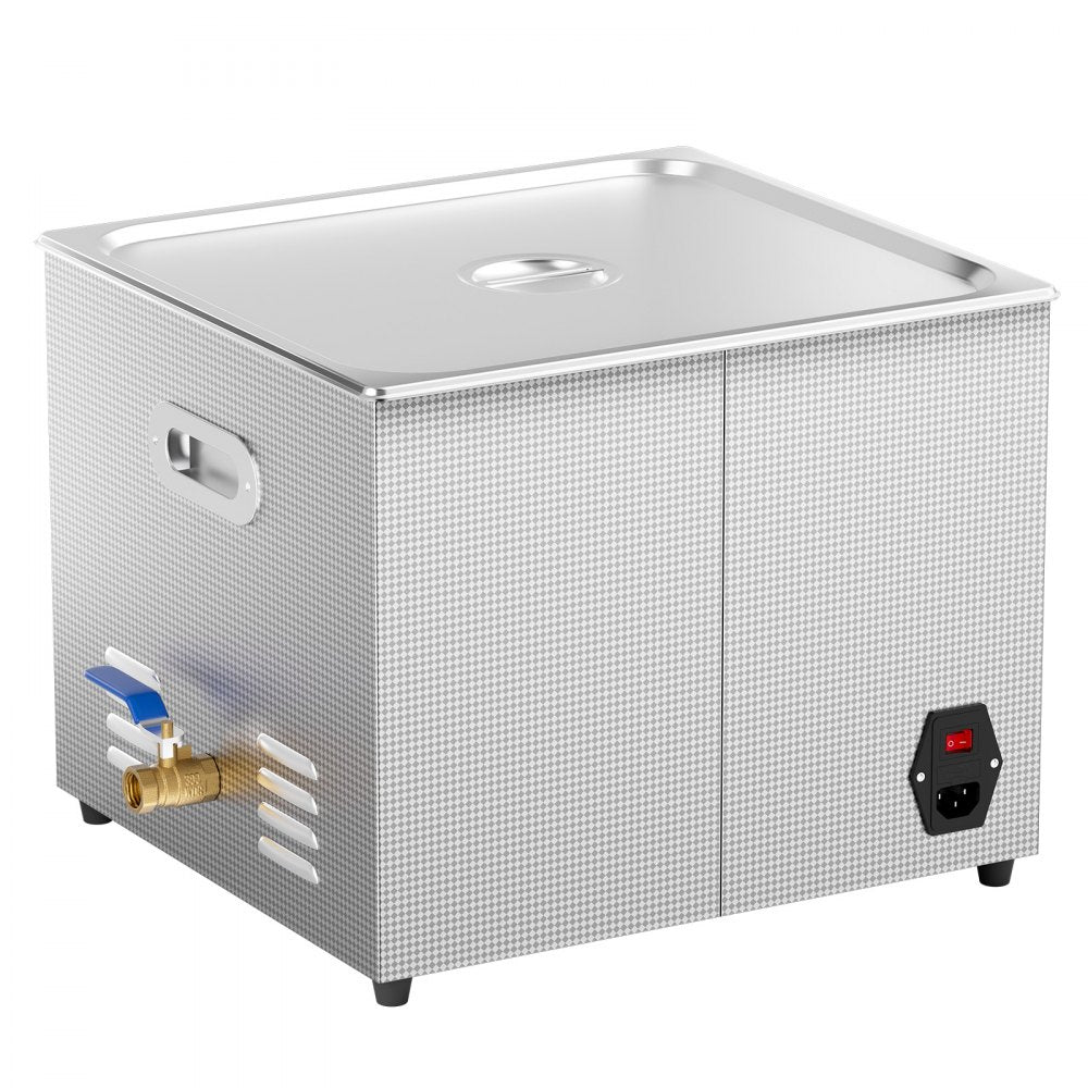 VEVOR Ultrasonic Cleaner, 15L Professional 360W Cleaning Machine with Timer & Heater, 40kHz Digital Ultrasonic Cleaner with Basket for Watch Glasses Jewelry Retainer Industrial Parts Tools