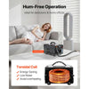VEVOR Voltage Converter Transformer, 1000VA, Heavy Duty Step Up/Down Power Transformer, Convert from 110V to 220V and 220V to 110V, with US Outlets, EU Outlets, Power Cord, Circuit Breaker Protection