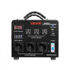 VEVOR Voltage Auto Converter Transformer, 5000VA, Heavy Duty Step Up/Down Power Transformer, 110V to 220V and 220V to 110V, with 3 US Outlets, 3 EU Outlets, LCD Display, Circuit Breaker Protection