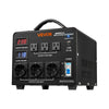VEVOR Voltage Auto Converter Transformer, 6000VA, Heavy Duty Step Up/Down Power Transformer, 110V to 220V and 220V to 110V, with 3 US Outlets, 3 EU Outlets, LCD Display, Circuit Breaker Protection
