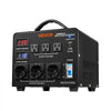 VEVOR Voltage Auto Converter Transformer, 3000VA, Heavy Duty Step Up/Down Power Transformer, 110V to 220V and 220V to 110V, with 3 US Outlets, 3 EU Outlets, LCD Display, Circuit Breaker Protection