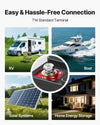 Easy & hassle-free connection - T14 standard terminal (RV/boat/solar/home energy storage)