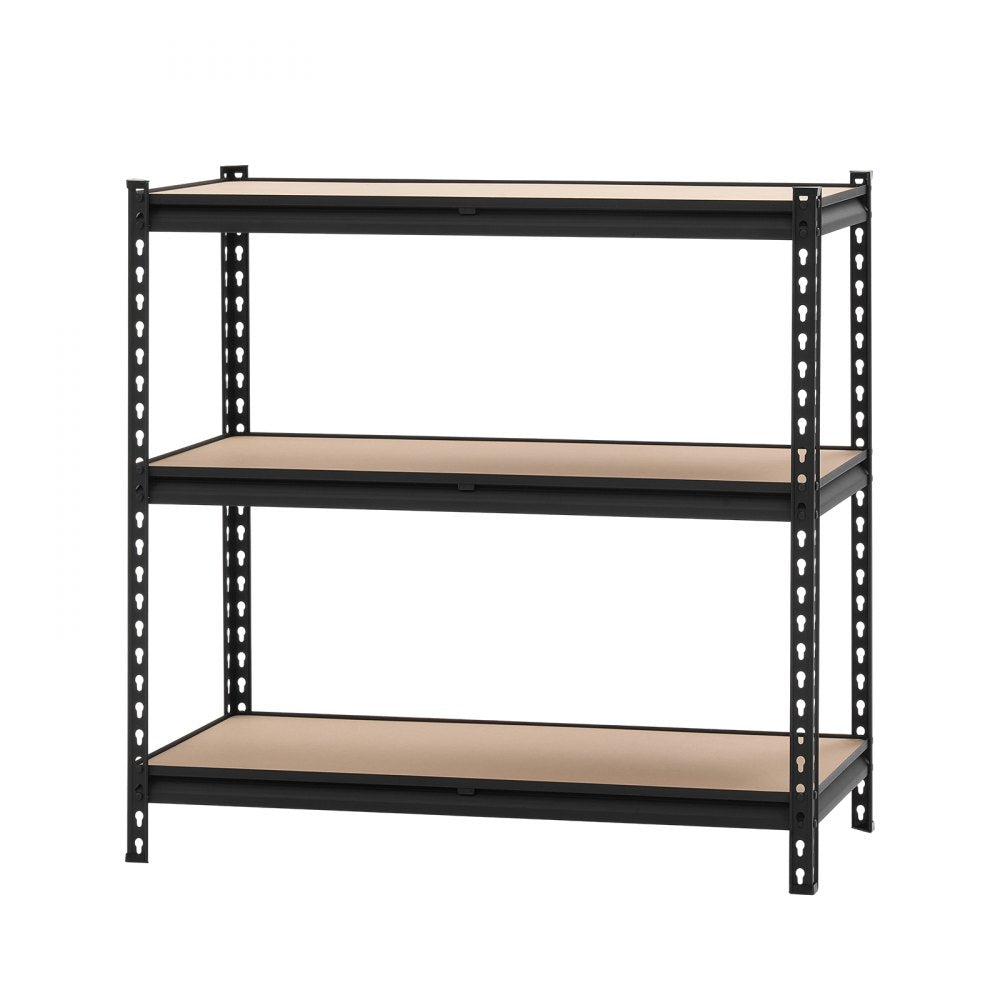 VEVOR Storage Shelves, 5-Tier Adjustable, 2000 lbs Capacity, Heavy Duty Garage Storage Shelving Unit, Metal Utility Rack Shelf, for Garage Warehouse Basement Kitchen, 36.34" W x 18.07" D x 71.38" H