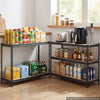 VEVOR Storage Shelves, 5-Tier Adjustable, 2000 lbs Capacity, Heavy Duty Garage Storage Shelving Unit, Metal Utility Rack Shelf, for Garage Warehouse Basement Kitchen, 48.35" W x 18.07" D x 71.38" H