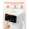 VEVOR Instant Hot Water Dispenser, Countertop Boiling Water Dispenser with Adjustable 7 Temperatures & 7 Water Volumes, 118oz Removable Water Tank, Quick Heating with Touchscreen & Child Lock for Home