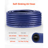 VEVOR 3/8 in Self Sinking Aeration Hose, 100 Ft Long Weighted Pond Aerator Hose Kit, Heavy Duty Rubber Pond Aeration Tubing, Flexible Airline for Lake Water Garden Aerators & Diffusers