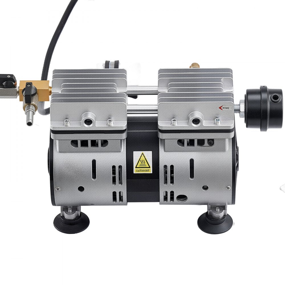 VEVOR Pond Aerators, 5.2CFM Aeration System for Lake up to 3 Acres, 3/4 HP Air Compressor, 2 Diffusesr & Two100' Weighted Tubings, Aeration Pump for Outdoor Ponds & Lakes Deep Water Oxygen Circulation