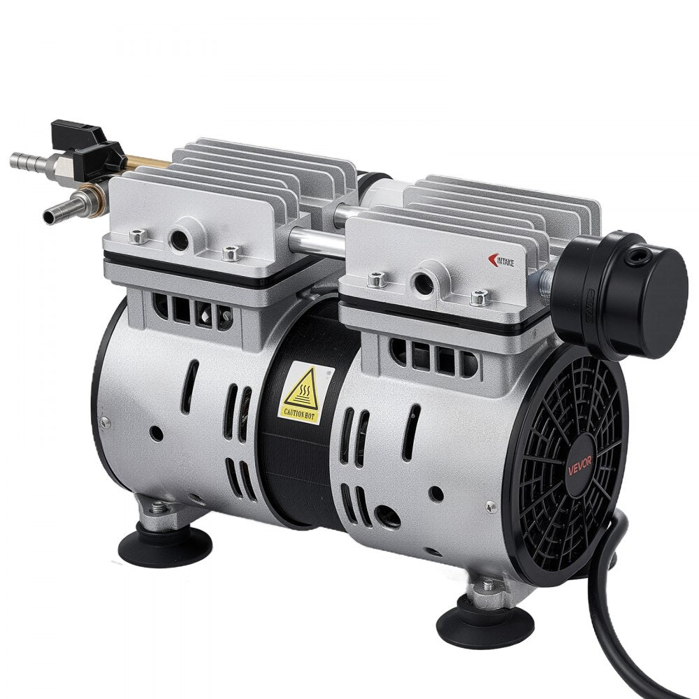VEVOR Pond Aerators, 5.2CFM Aeration System for Lake up to 3 Acres, 3/4 HP Air Compressor, 2 Diffusesr & Two100' Weighted Tubings, Aeration Pump for Outdoor Ponds & Lakes Deep Water Oxygen Circulation