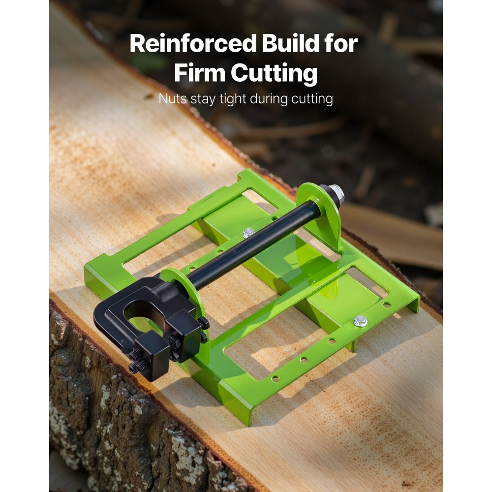 VEVOR Chainsaw Mill, Adjustable 2-6 in Width, Vertical Lumber Cutting Guide, Portable Timber Chainsaw Attachment, Heavy Duty Cast Iron Sawmill Tool Cutting Supplies for Builders Woodworkers