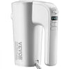 VEVOR Digital Electric Hand Mixer, 5-Speed, 200W Portable Electric Handheld Mixer, with Turbo Boost Beaters Dough Hooks Whisk Storage Bag, Baking Supplies for Whipping Mixing Egg Cookie Cake Cream