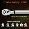 VEVOR Digital Torque Wrench, 1/2" Drive Electronic Torque Wrench, Torque Wrench Kit 25-250ft.lb/34-340n.m Torque Range Accurate to ±2%, 3-Mode Adjustable Torque Wrench Set with LED Buzzer Calibration