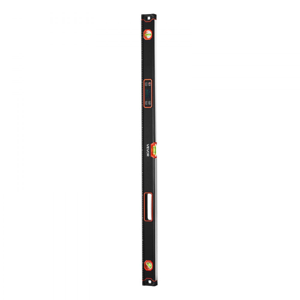 VEVOR Digital Level, 48 in Length, Magnetic Electronic Level with LED Backlit Display, 360° Electronic Leveler Tool with 0°/45°/90° Bubble Vials, IP54 Rating for Construction Carpentry Home Renovation