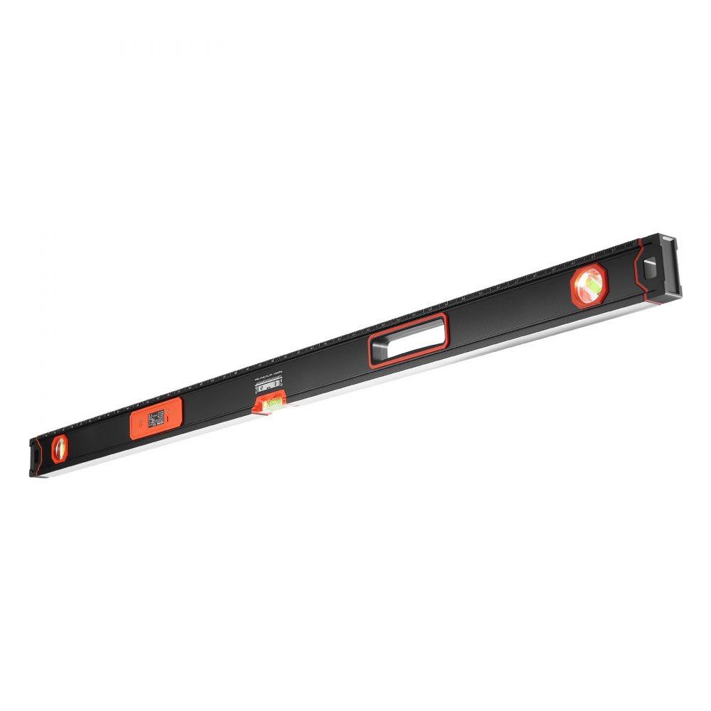 VEVOR Digital Level, 48 in Length, Magnetic Electronic Level with LED Backlit Display, 360° Electronic Leveler Tool with 0°/45°/90° Bubble Vials, IP54 Rating for Construction Carpentry Home Renovation