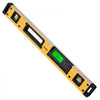 VEVOR Magnetic Torpedo Level, 600mm, LED Backlit Screen Mechanical Bubble Vials Ruler for 0-360 Degree, Gravity Sensor Aluminum Alloy Leveler Tool w/ Viewing Window, Shock-Resistant for Plumbing, Wood