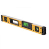 VEVOR Magnetic Torpedo Level, 600mm, LED Backlit Screen Mechanical Bubble Vials Ruler for 0-360 Degree, Gravity Sensor Aluminum Alloy Leveler Tool w/ Viewing Window, Shock-Resistant for Plumbing, Wood