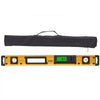VEVOR Magnetic Torpedo Level, 600mm, LED Backlit Screen Mechanical Bubble Vials Ruler for 0-360 Degree, Gravity Sensor Aluminum Alloy Leveler Tool w/ Viewing Window, Shock-Resistant for Plumbing, Wood