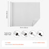 VEVOR Window Privacy Film, Frosted Glass Window Film, Sun Blocking Heat Control, Non Adhesive Static Cling Reflective Window Tint for Home and Office, Glass Door Bathroom Covering, 23.6 in x 6.5 ft