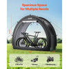 VEVOR Bike Storage Tent, 1 to 2 Bikes, Outdoor Spacious Bike Storage Tent with Ventilated Window, Waterproof Fan-Shaped Bike Tent with High Strength Fiberglass & Dual Zippers, Fit for Bicycle