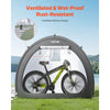 VEVOR Bike Storage Tent, 4 to 5 Bikes, Outdoor Spacious Bike Storage Tent with Ventilated Window, Waterproof Fan-Shaped Bike Tent with High Strength Fiberglass & Double Door, Fit for Bicycle