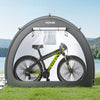 VEVOR Bike Storage Tent, 4 to 5 Bikes, Outdoor Spacious Bike Storage Tent with Ventilated Window, Waterproof Fan-Shaped Bike Tent with High Strength Fiberglass & Double Door, Fit for Bicycle