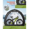 VEVOR Bike Storage Tent, 4 to 5 Bikes, Outdoor Spacious Bike Storage Tent with Ventilated Window, Waterproof Fan-Shaped Bike Tent with High Strength Fiberglass & Dual Zippers, Fit for Bicycle