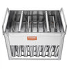 VEVOR Commercial Popsicle Moulds, 40PCS Cylindrical Ice Pop Moulds, Stainless Steel Ice Lolly Popsicle Moulds, Ice Cream Maker Mould Holder with 50PCS Popsicle Sticks & Bags (Single Mould Set - 40PCS)