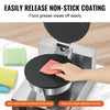 VEVOR Electric Ice Cream Cone Maker, Commercial 1230W Waffle Cone Machine, Non-Stick Stainless Steel Egg Roll Mold, with Temperature and Time Control, Handle, for Restaurant Bakery Snack Bar Family